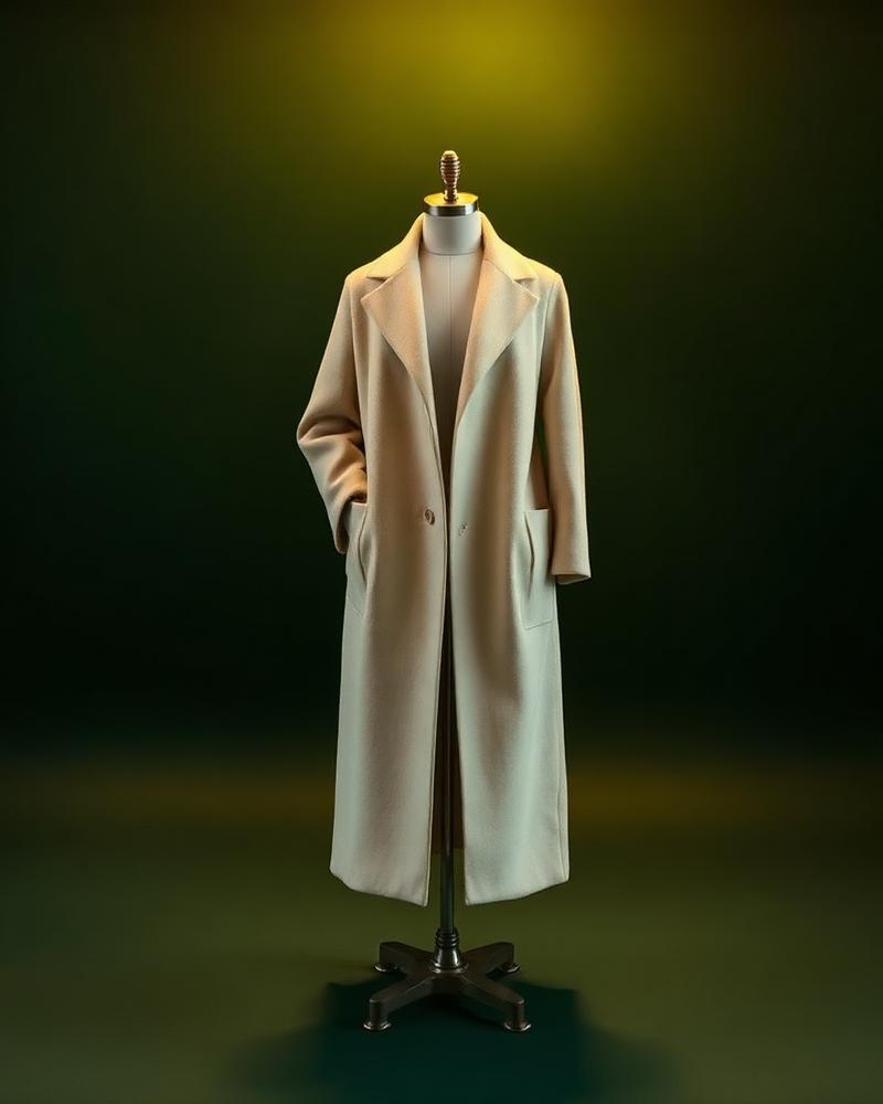 Ivory Cashmere Long Coat
